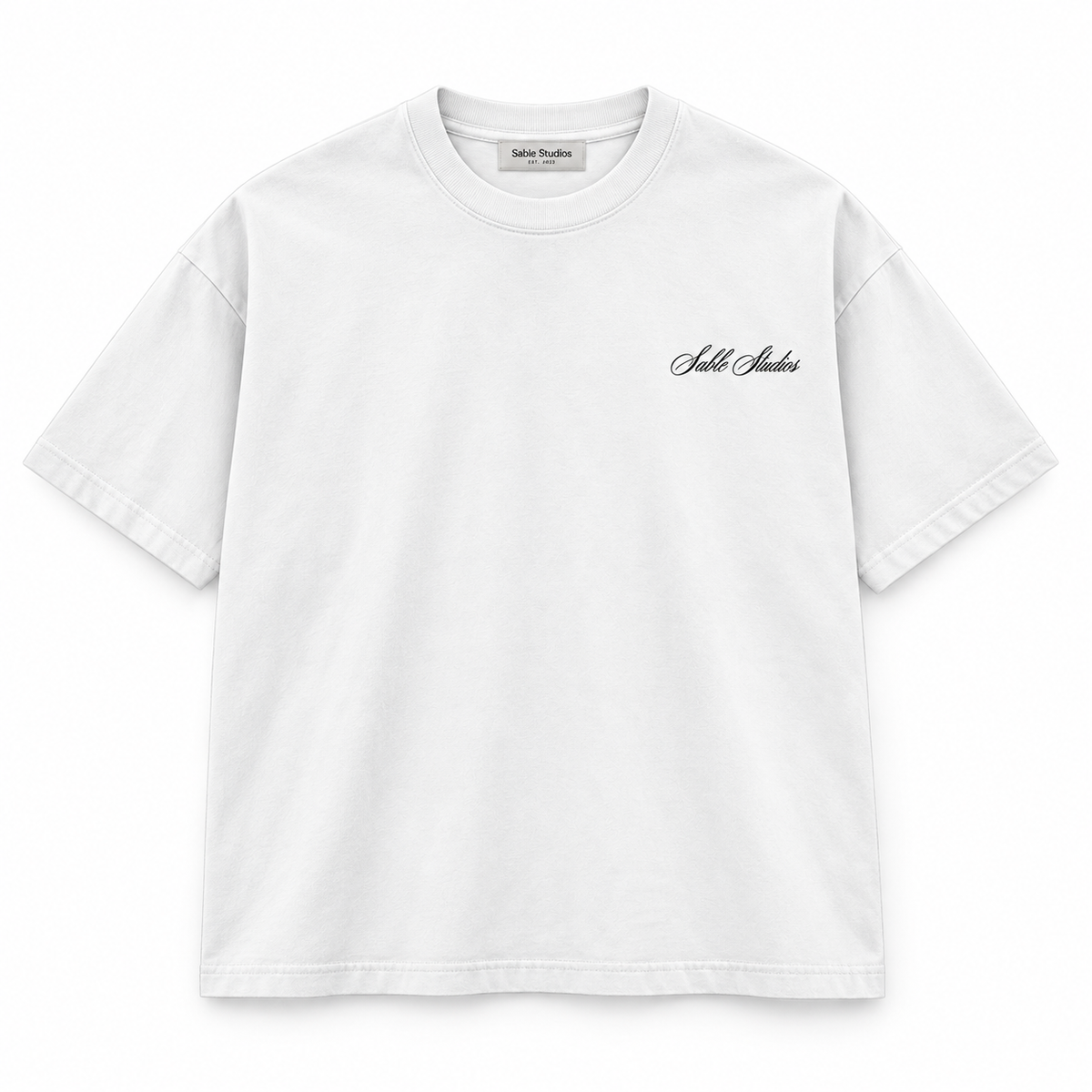 Sable Studios Signature Tee – White