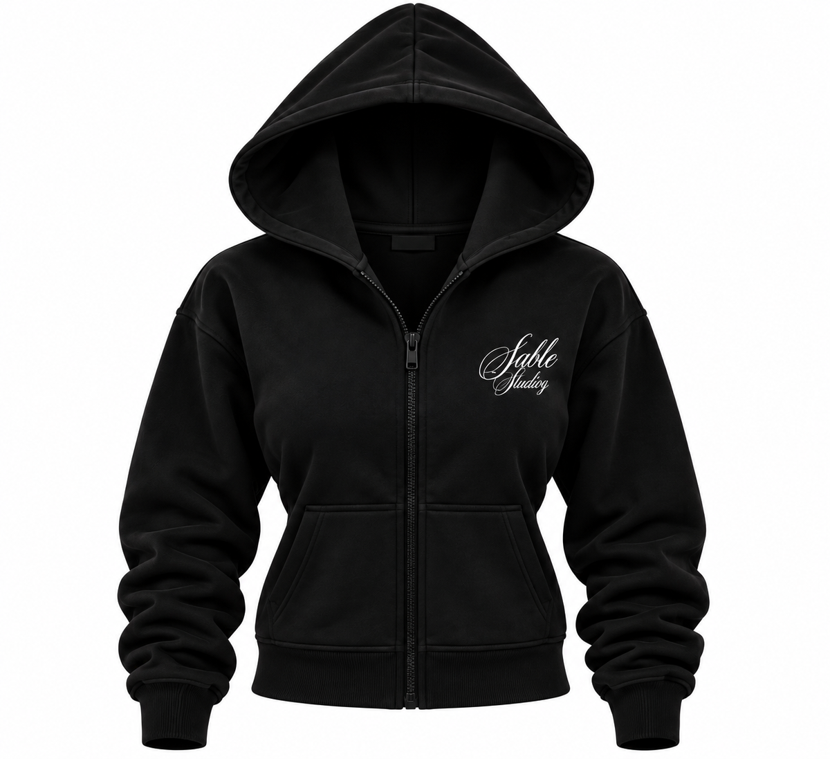 Women's Signature Cropped Zip Hoodie